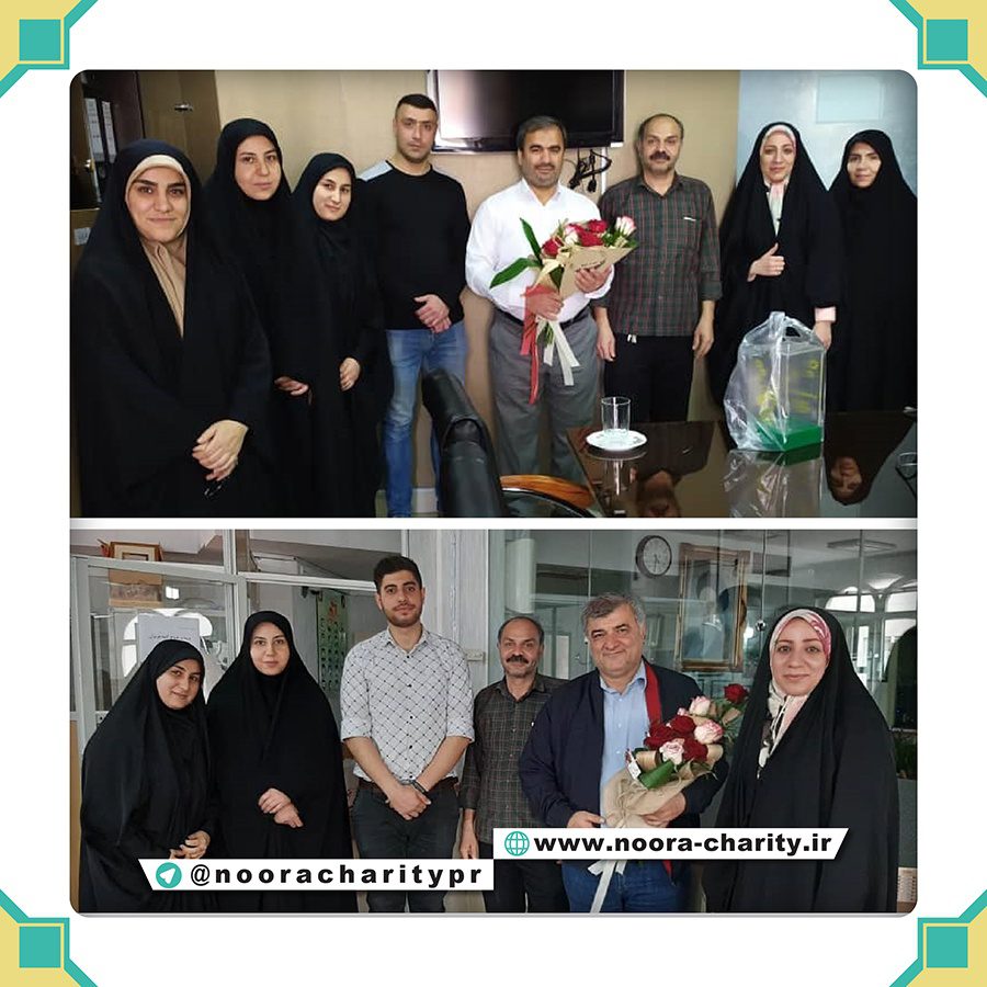 تقدیر از مدیرعامل خیریه نورا