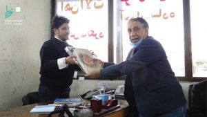 اهدای تابلو خیرین ماندگار