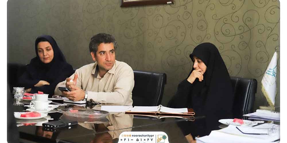 جلسه‌ی کارآفرینی خیریه نورا و آستان قدس رضوی
